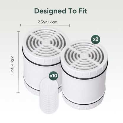 HD Multi Stage Shower Filter Replacement Cartridge for SF400 & SF500