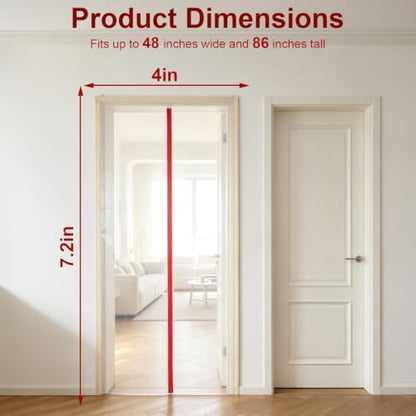 2 Pack Dust Barrier Plastic Zipper Door