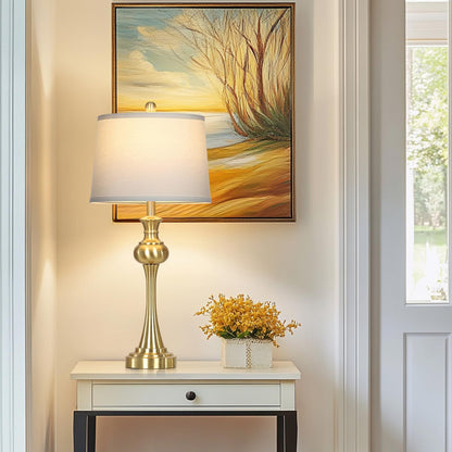 Gold Table Lamp for Living Room (Gold)
