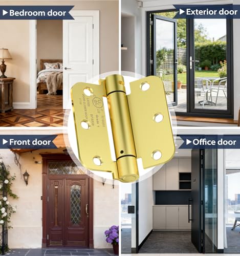 Self Closing Door Hinges Gold