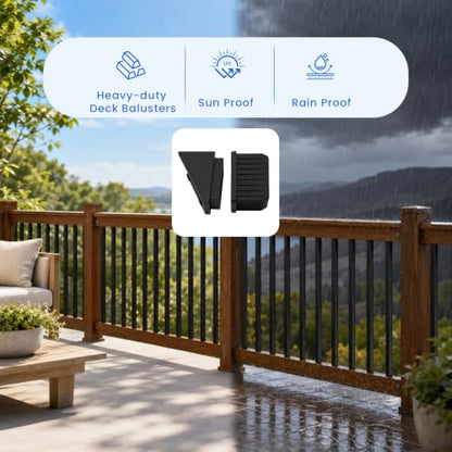 101 Pack 32" Square Aluminum Deck Balusters (32 Inch)