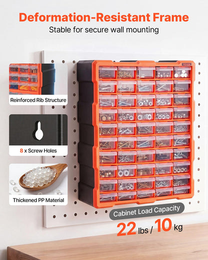 60 Drawer Storage Organizer (60-Drawers)
