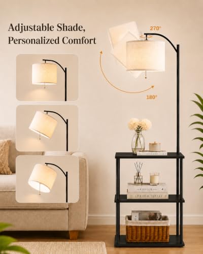 Floor Lamp with Table