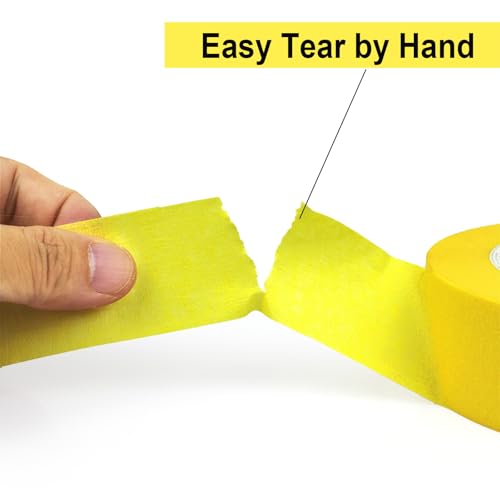 1.5 Inch Wide Masking Tape (Yellow)