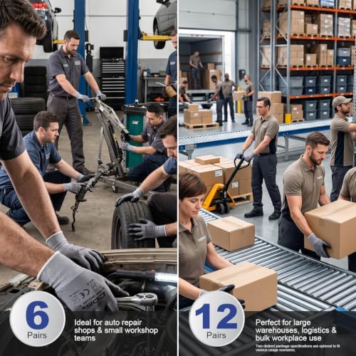 Microfoam Nitrile Coated Work Gloves