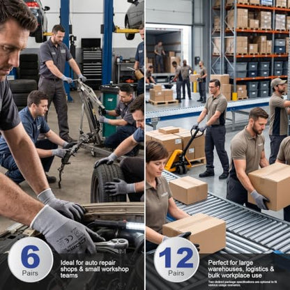 Microfoam Nitrile Coated Work Gloves