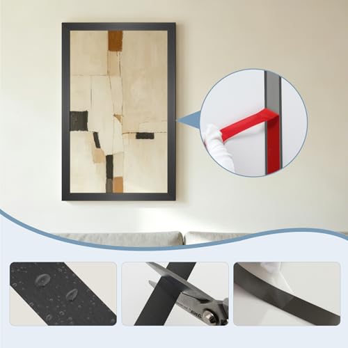 Brushed Black Metalized Finish Molding Trim