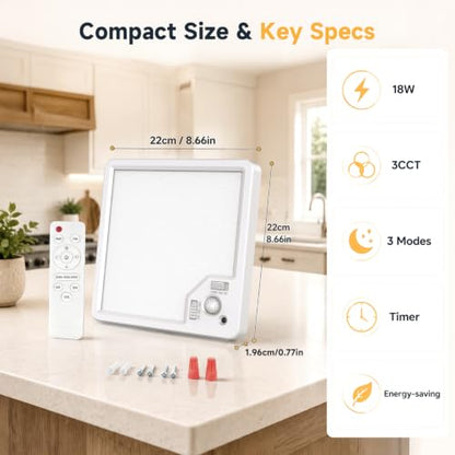 18W 1800LM Flush Mount LED Ceiling Light