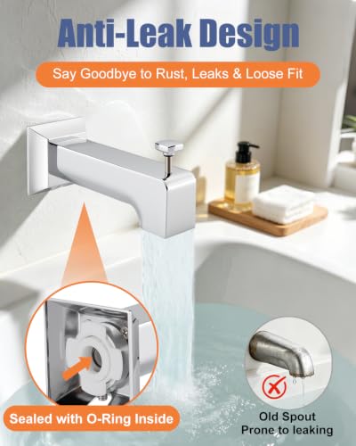 Tub Spout with Diverter (Chrome)
