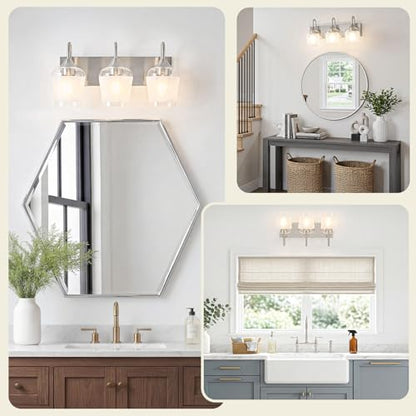 3 Light Bathroom Light Fixtures