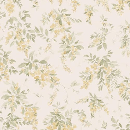Flower Wallpaper Peel and Stick Watercolor Floral Self Stick Wallpaper Cabinet Contact Paper Boho Flower Self Adhesive Removable Wallpaper for Bedroom Decorative