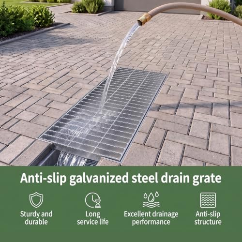 Outdoor Galvanized Steel Drain Grate