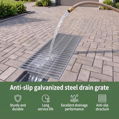Outdoor Galvanized Steel Drain Grate