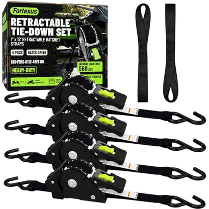 Retractable Ratchet Straps