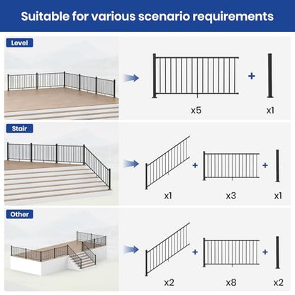 Aluminum Deck Railing Kits