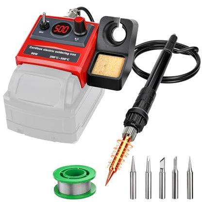 Cordless Soldering Iron for Power Tool Battery