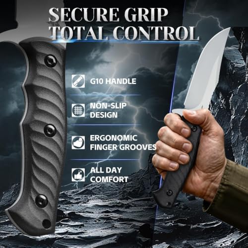 Fixed Blade Knife with Sheath