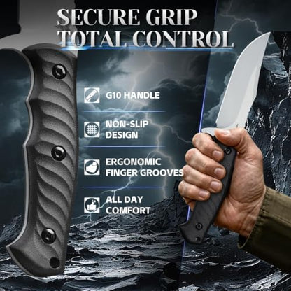Fixed Blade Knife with Sheath