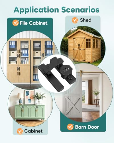Keyless Barn Door Lock