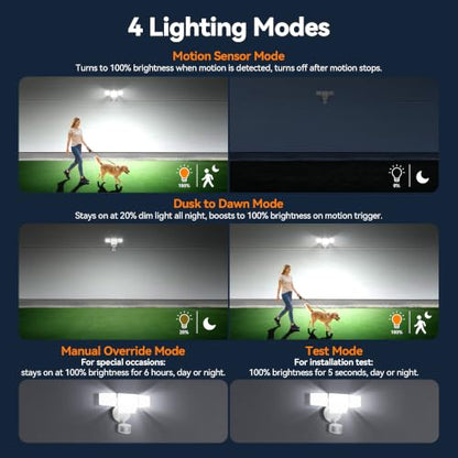 85W 10000LM Motion Sensor Outdoor Lights