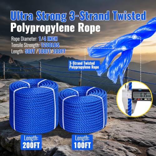 Twisted Polypropylene Utility Rope