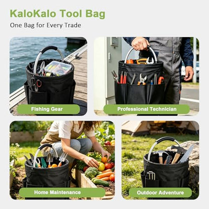 17L Foldable Cleaning Caddy with Handle