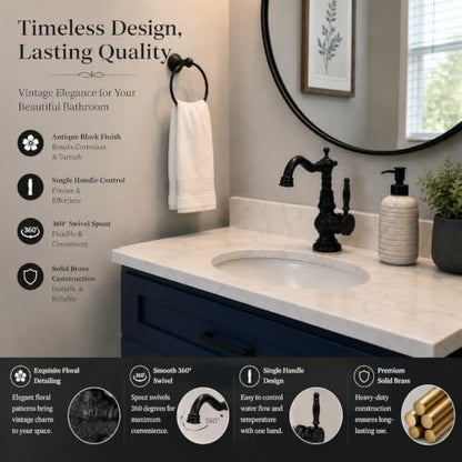 Kitchen Faucet Antique Single Handle Bathroom Faucet