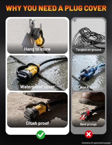 Extension Cord Plug Cover