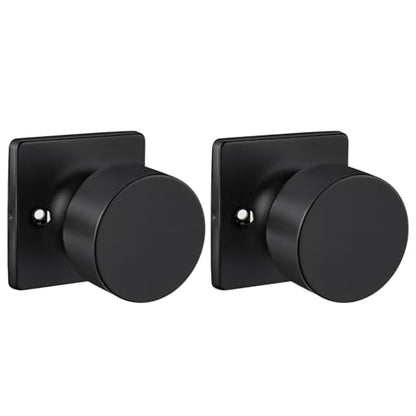Black Door Knobs