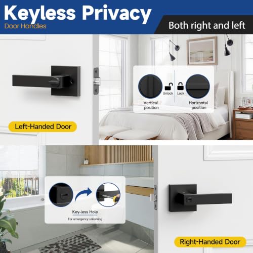Keyed Entry Door Knob with Lock