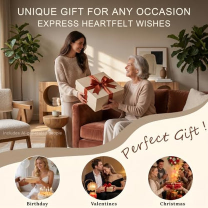 21'' Modern Ceramic Table Lamp with Gift Box for Bedroom