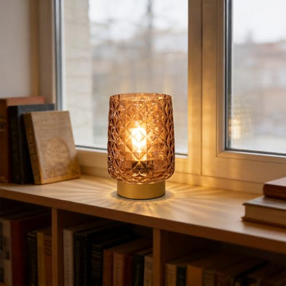Battery Operated Table Lamp (Amber)