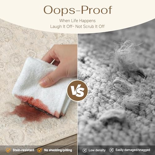 8x10 Light Cream Neutral Area Rug (Cream / 8' x 10' (Rectangular))