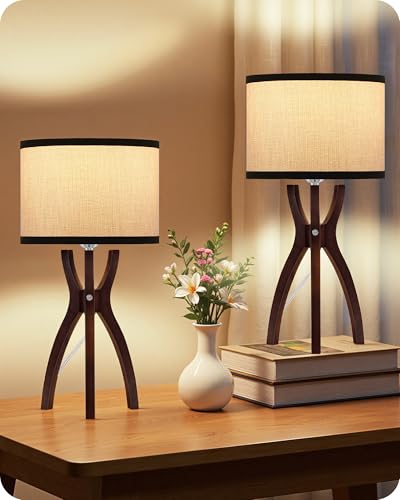 Mid Century Table Lamps Set of 2