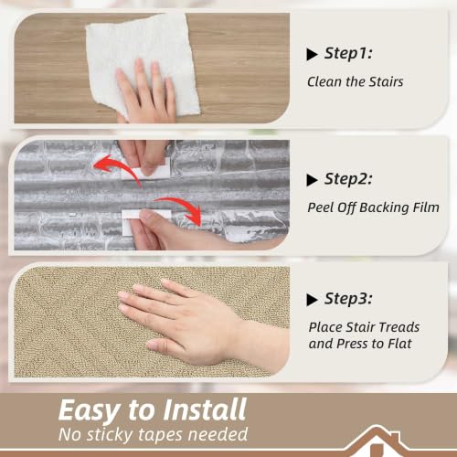 Stair Treads for Wooden Steps Indoor