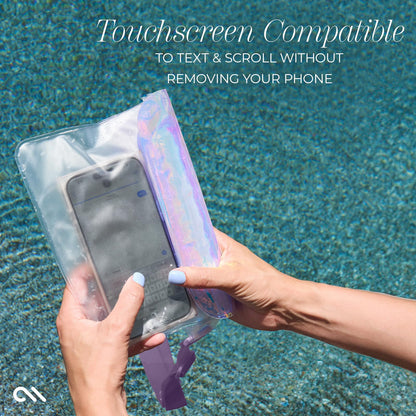 Soap Bubble IP68 Waterproof Fanny Pack (Iridescent Clear)
