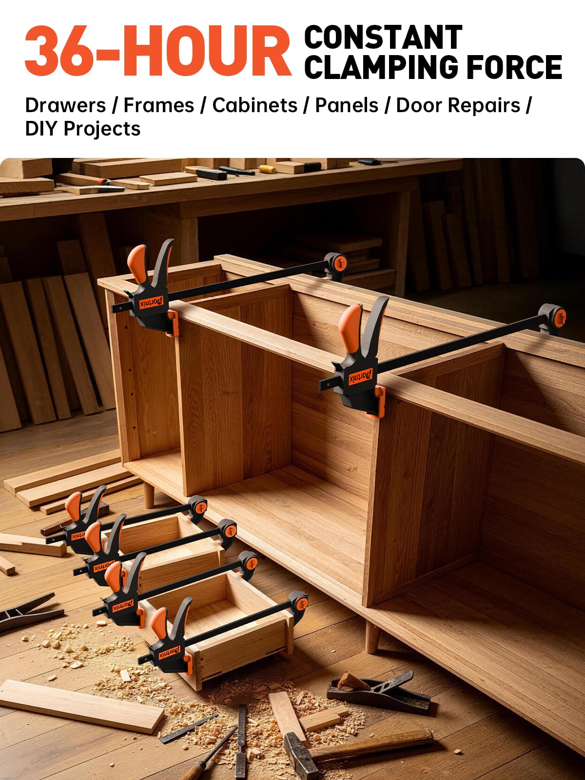 300LB Heavy Duty] Bar Clamps for Woodworking