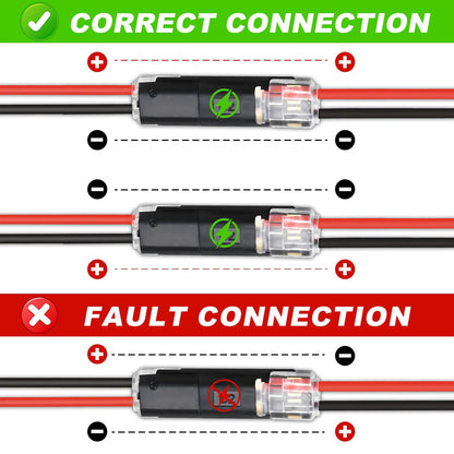 Quick Connect Wire Connectors (60Pcs)