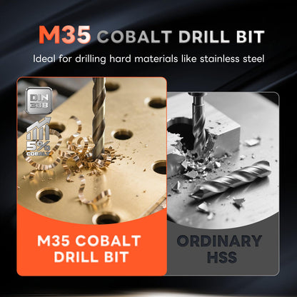 Metal Drill Bit Set (M35 13PCS Metric)