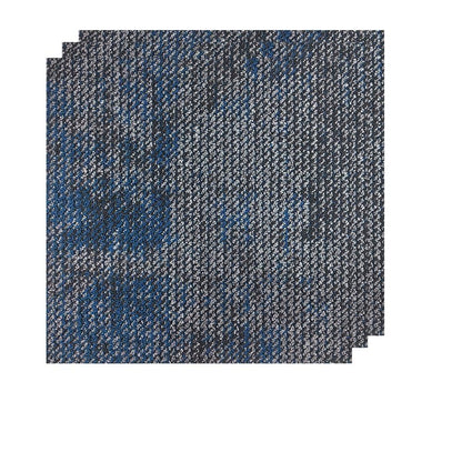 24 Carpets 20x20 inch Square Carpet Tiles (Blue Grey Stone Pattern-03)