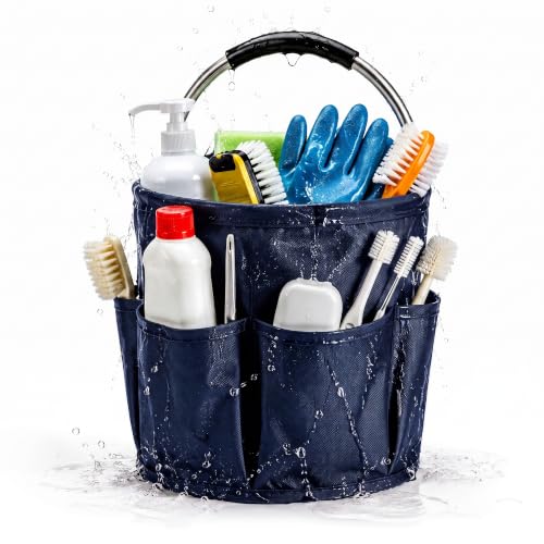 17L Foldable Cleaning Caddy with Handle