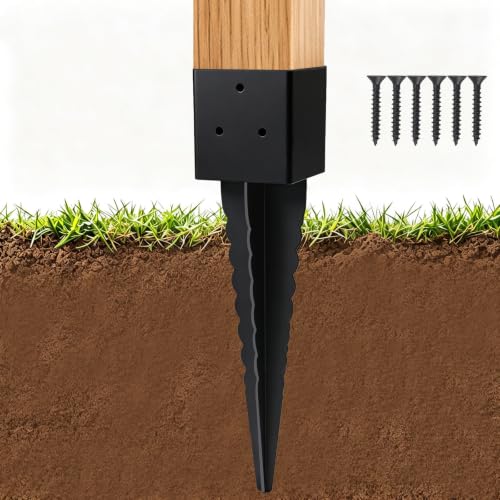 4x4 Fence Post Anchor Ground Spike