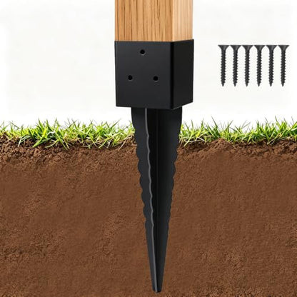 4x4 Fence Post Anchor Ground Spike