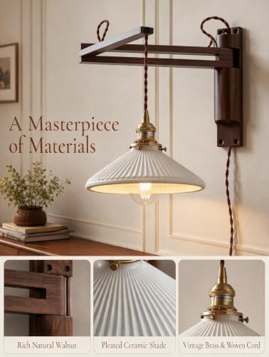 Wood Plug in Wall Sconces