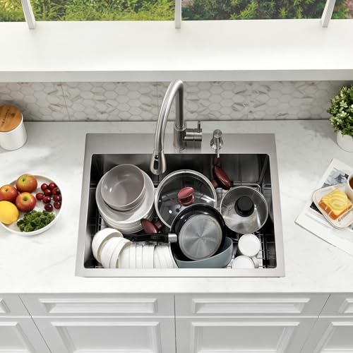 18 Gauge Drop In Stainless Steel Kitchen Sink