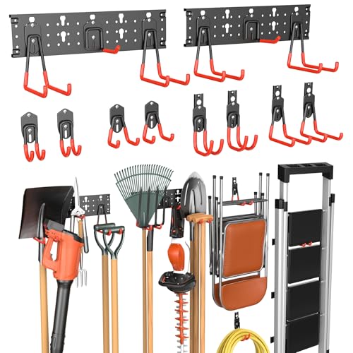 Garage Wall Mounted Garden Tool Hooks