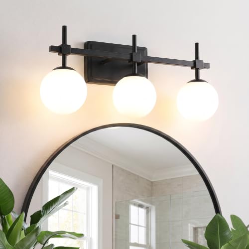 Morden Vanity Light with Milk White Glass