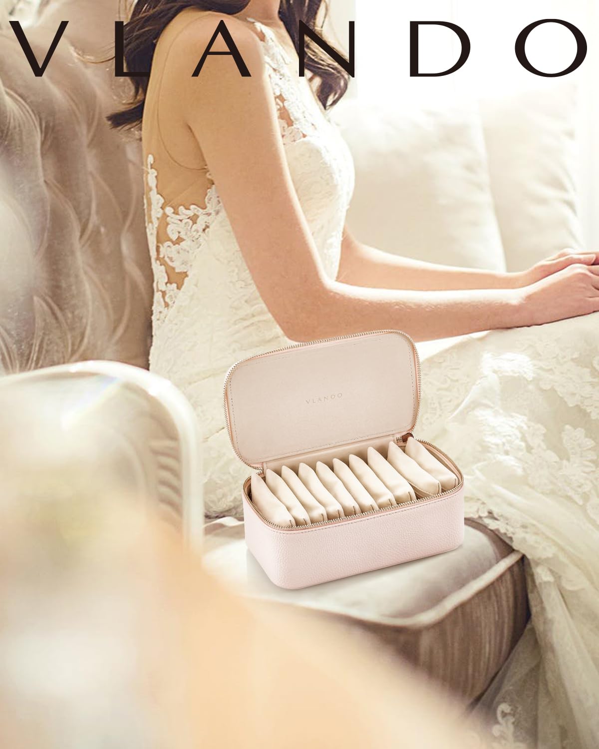 Jewelry Travel Case (F.8 PCS Pink)