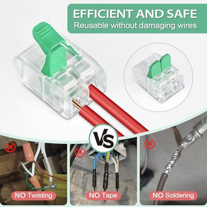 30pcs Lever Wire Connector