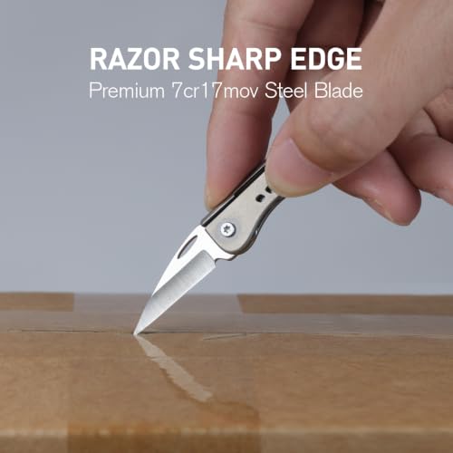 Mini Titanium Pocket Knife for Everyday Carry